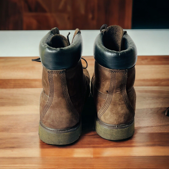 Timberland 6" Premium Mens 11.5 M NWOT Brown Nubuck Waterproof Boots - Picture 7 of 10